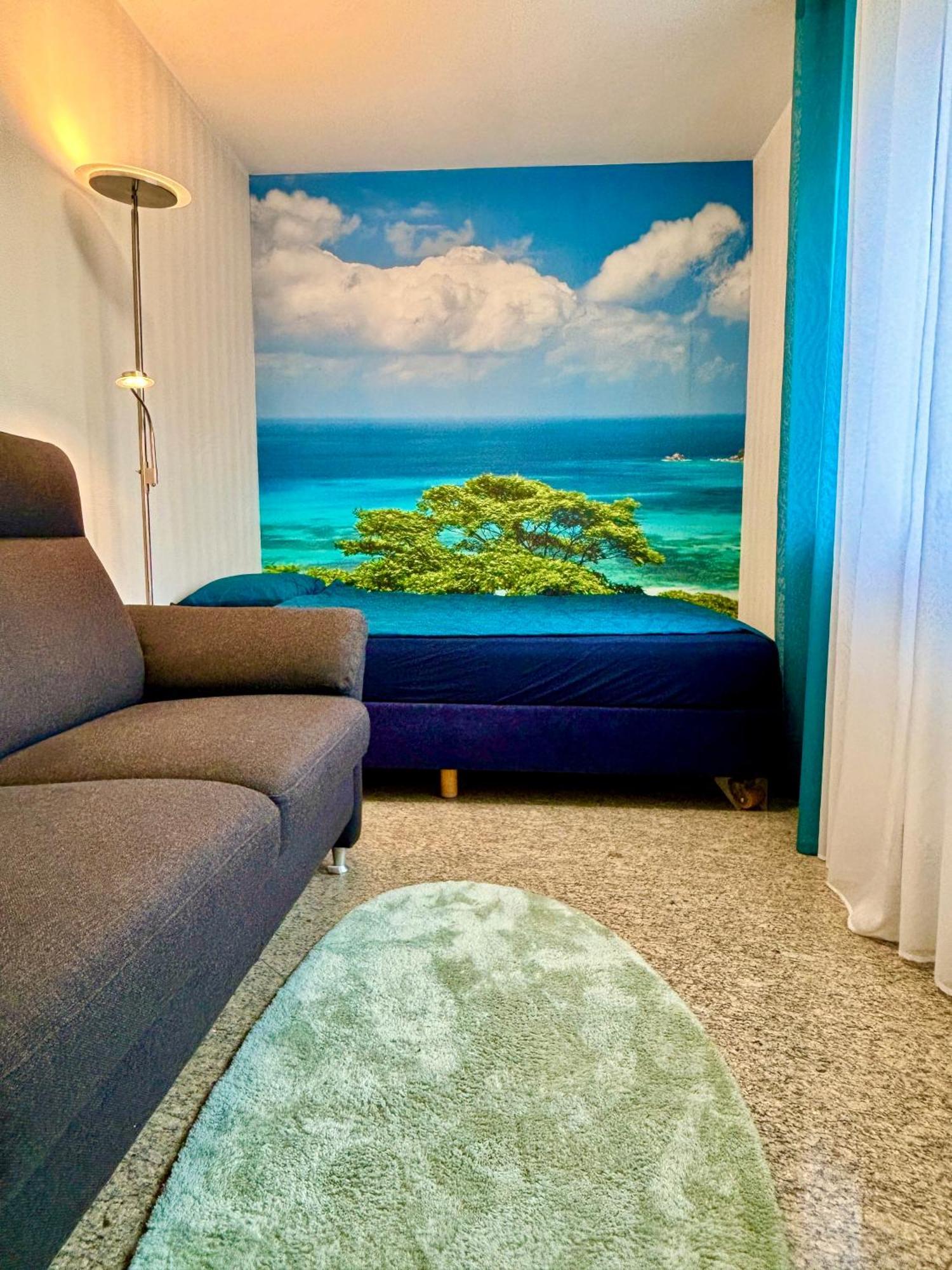 Wolkenzimmer Mit 140 Cm Bett Im Erdgeschoss Seligenstadt Exterior photo
